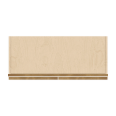 J&K Butterscotch B8 Wall Glass Cabinet - 30" W x 30" H (No Glass Insert)