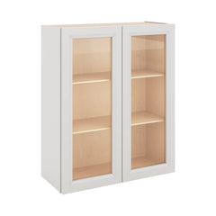 J&K Pure B5 Wall Glass Cabinet - 30" W x 36" H (No Glass Insert)