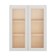 J&K Pure B5 Wall Glass Cabinet - 30" W x 36" H (No Glass Insert)