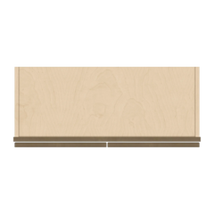 J&K Hazel H8 Wall Glass Cabinet - 30" W x 36" H (No Glass Insert)