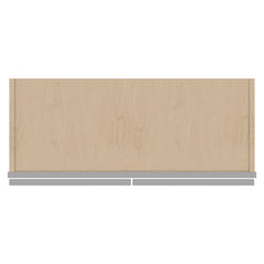 J&K Castle Grey S5 Wall Glass Cabinet - 30" W x 36" H (No Glass Insert)
