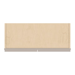 J&K Pebble B6 Wall Glass Cabinet - 30" W x 36" H (No Glass Insert)