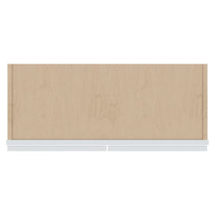 J&K White Shaker S8 Wall Glass Cabinet - 30" W x 36" H (No Glass Insert)