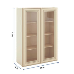 j-k-creme-glazed-a7-wall-glass-cabinet-30-w-x-42-h-no-glass-insert