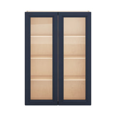 J&K Naval B7 Wall Glass Cabinet - 30" W x 42" H (No Glass Insert)