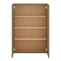 J&K Hazel H8 Wall Glass Cabinet - 30" W x 42" H (No Glass Insert)