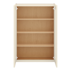 J&K Pearl Glazed H9 Wall Glass Cabinet - 30" W x 42" H (No Glass Insert)