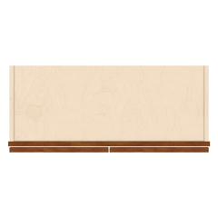 J&K Mocha Glazed K10 Wall Glass Cabinet - 30" W x 42" H (No Glass Insert)