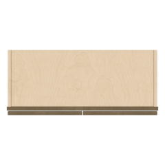 J&K Hazel H8 Wall Glass Cabinet - 30" W x 42" H (No Glass Insert)