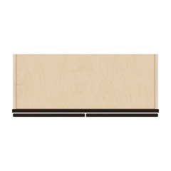 J&K Espresso K8 Wall Glass Cabinet - 30" W x 42" H (No Glass Insert)