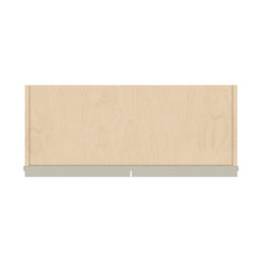 J&K Pebble B6 Wall Glass Cabinet - 30" W x 42" H (No Glass Insert)