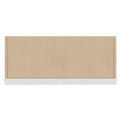 J&K White Shaker S8 Wall Glass Cabinet - 30" W x 42" H (No Glass Insert)