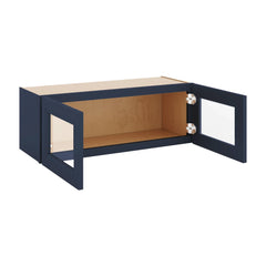 J&K Naval B7 Wall Glass Cabinet - 33" W x 12" H (No Glass Insert)