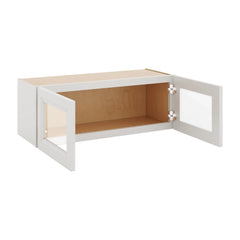 J&K Pure B5 Wall Glass Cabinet - 33" W x 12" H (No Glass Insert)