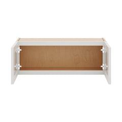 J&K Pure B5 Wall Glass Cabinet - 33" W x 12" H (No Glass Insert)