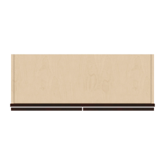 J&K Java Coffee S1 Wall Glass Cabinet - 33" W x 12" H (No Glass Insert)
