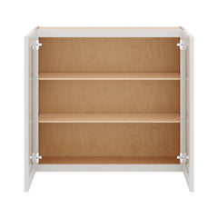 J&K Pure B5 Wall Glass Cabinet - 33" W x 30" H (No Glass Insert)