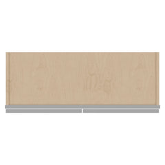 J&K Castle Grey S5 Wall Glass Cabinet - 33" W x 30" H (No Glass Insert)