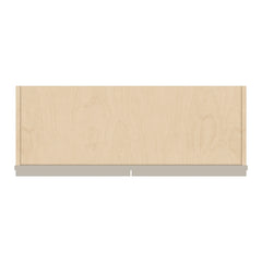 J&K Pebble B6 Wall Glass Cabinet - 33" W x 30" H (No Glass Insert)