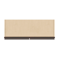 J&K Java Coffee S1 Wall Glass Cabinet - 33" W x 30" H (No Glass Insert)
