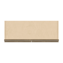 J&K Hazel H8 Wall Glass Cabinet - 33" W x 30" H (No Glass Insert)