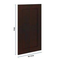 J&K Java Coffee S1 Dummy Insert Door Panel 16 1/2" W x 30" H