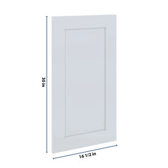 J&K White Shaker S8 Dummy Insert Door Panel 16 1/2" W x 30" H