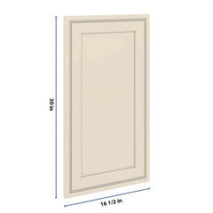 J&K Pearl Glazed H9 Dummy Insert Door Panel 16 1/2" W x 30" H