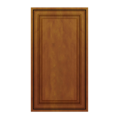 J&K Mocha Glazed K10 Dummy Insert Door Panel 16 1/2" W x 30" H