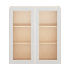 J&K Pure B5 Wall Glass Cabinet - 33" W x 36" H (No Glass Insert)