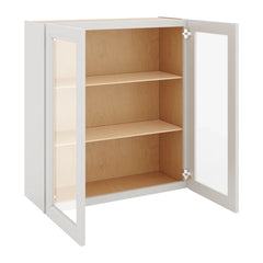 J&K Pure B5 Wall Glass Cabinet - 33" W x 36" H (No Glass Insert)