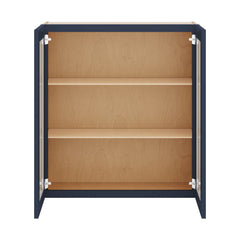 J&K Naval B7 Wall Glass Cabinet - 33" W x 36" H (No Glass Insert)