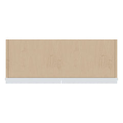 J&K White Shaker S8 Wall Glass Cabinet - 33" W x 36" H (No Glass Insert)
