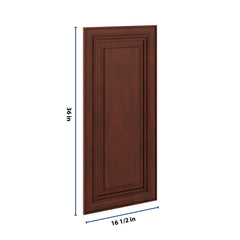 J&K Mahogany J5 Dummy Insert Door Panel 16 1/2" W x 36" H