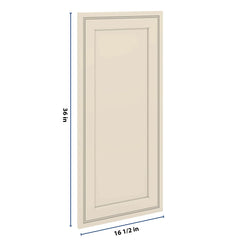 J&K Pearl Glazed H9 Dummy Insert Door Panel 16 1/2" W x 36" H