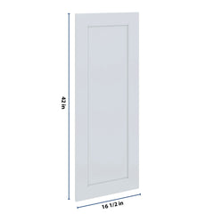 J&K White Shaker S8 Dummy Insert Door Panel 16 1/2" W x 42" H