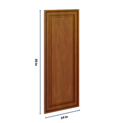J&K Mocha Glazed K10 Dummy Insert Door Panel 16 1/2" W x 42" H