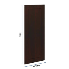 J&K Java Coffee S1 Dummy Insert Door Panel 16 1/2" W x 42" H