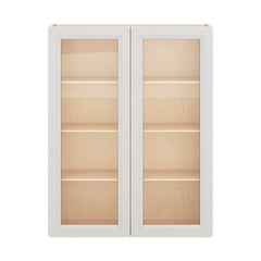 J&K Pure B5 Wall Glass Cabinet - 33" W x 42" H (No Glass Insert)