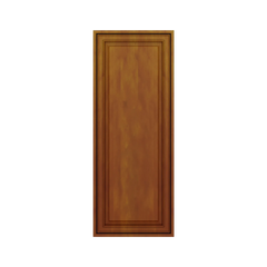 J&K Mocha Glazed K10 Dummy Insert Door Panel 16 1/2" W x 42" H