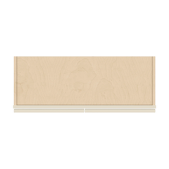 J&K Pearl Glazed H9 Wall Glass Cabinet - 33" W x 42" H (No Glass Insert)
