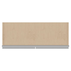 J&K Castle Grey S5 Wall Glass Cabinet - 33" W x 42" H (No Glass Insert)