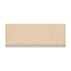 J&K Pebble B6 Wall Glass Cabinet - 33" W x 42" H (No Glass Insert)
