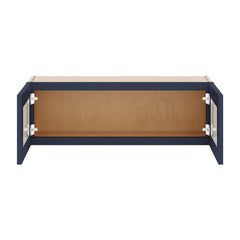 J&K Naval B7 Wall Glass Cabinet - 36" W x 12" H (No Glass Insert)
