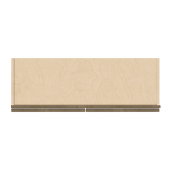 J&K Hazel H8 Wall Glass Cabinet - 36" W x 12" H (No Glass Insert)