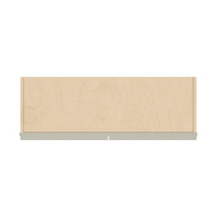 J&K Pebble B6 Wall Glass Cabinet - 36" W x 12" H (No Glass Insert)