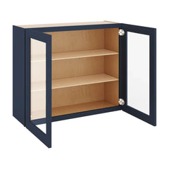 J&K Naval B7 Wall Glass Cabinet - 36" W x 30" H (No Glass Insert)