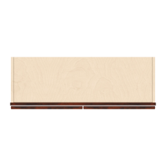 J&K Mahogany J5 Wall Glass Cabinet - 36" W x 30" H (No Glass Insert)