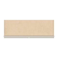 J&K Pebble B6 Wall Glass Cabinet - 36" W x 30" H (No Glass Insert)