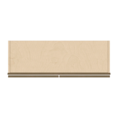 J&K Hazel H8 Wall Glass Cabinet - 36" W x 30" H (No Glass Insert)